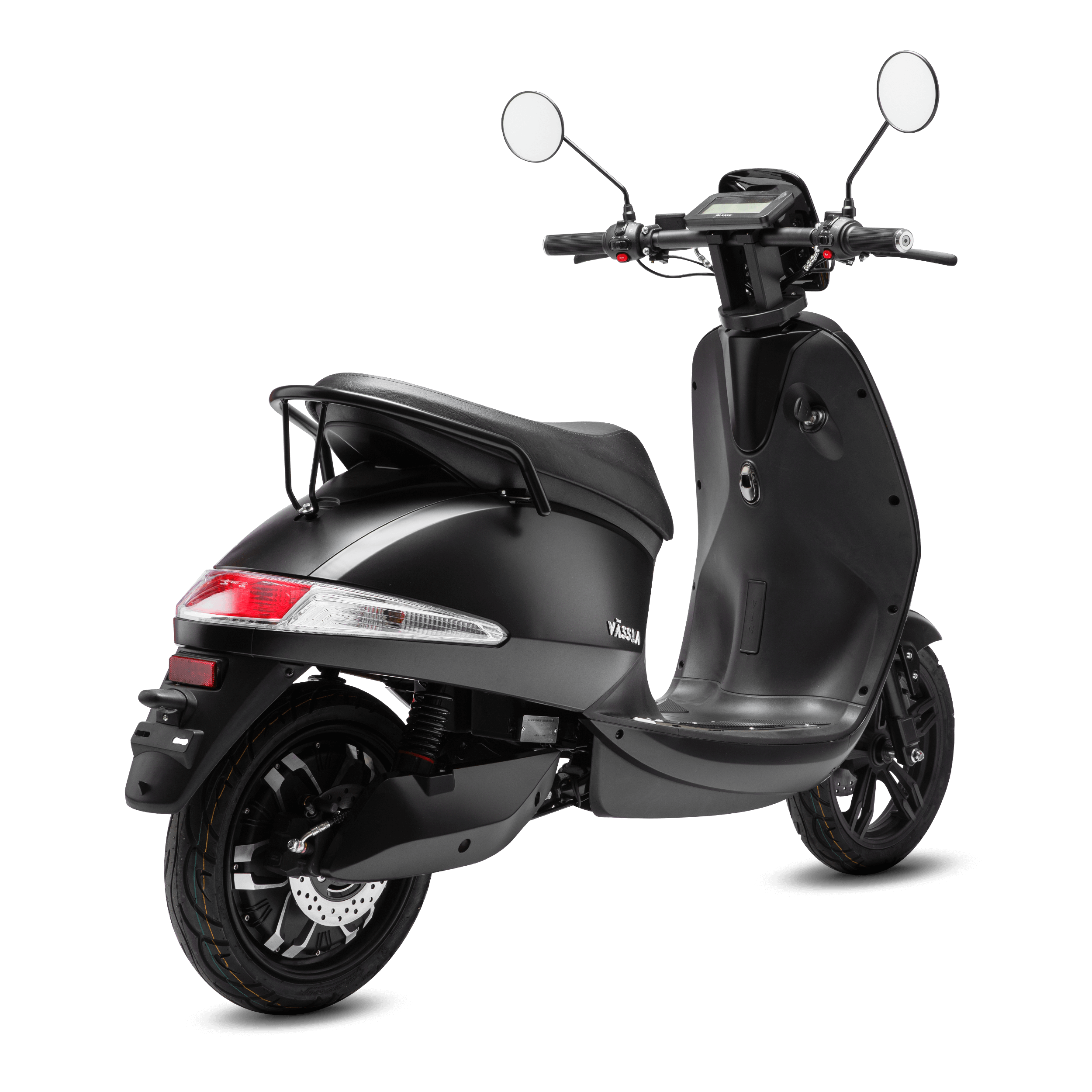 Vässla 2 Elmoped med hydrauliska skivbromsar.